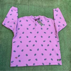 Levi Purple Polka Dot Sweatshirt